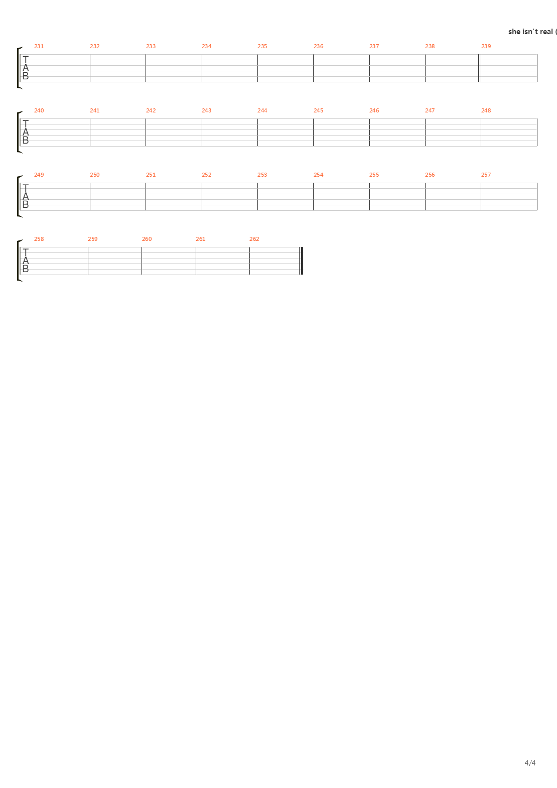 Vermilion吉他谱