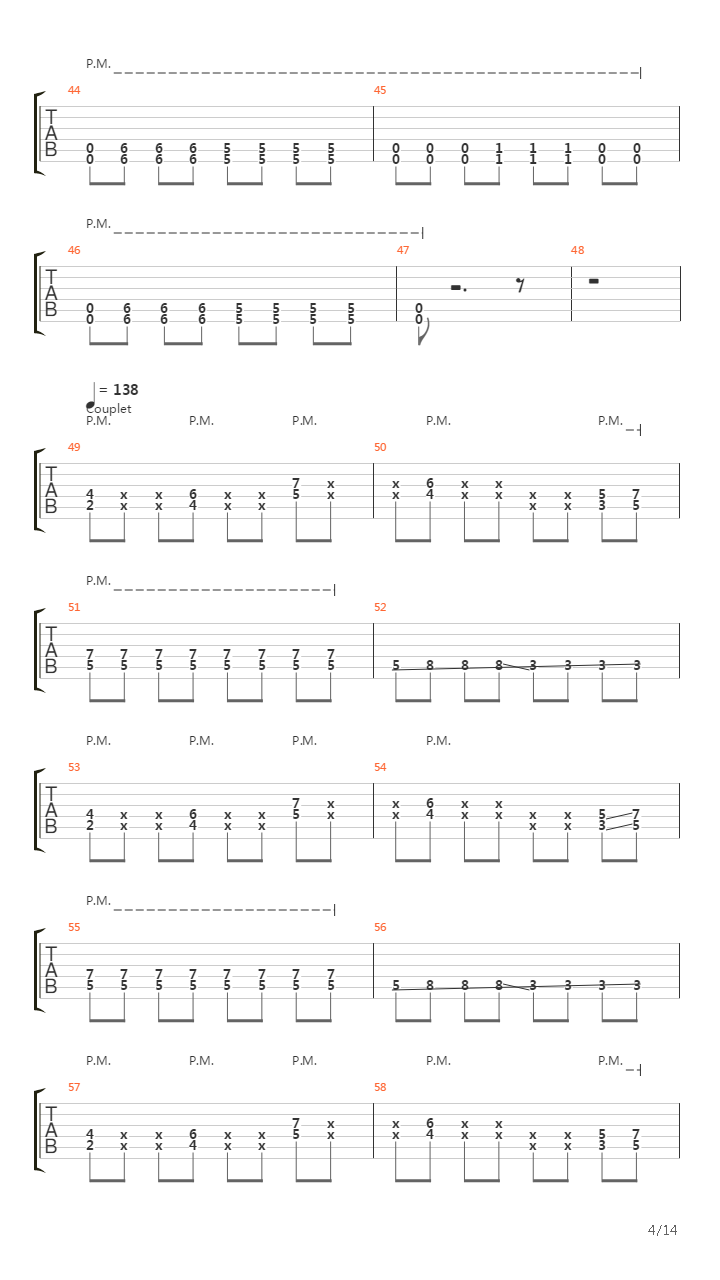 Vermilion吉他谱