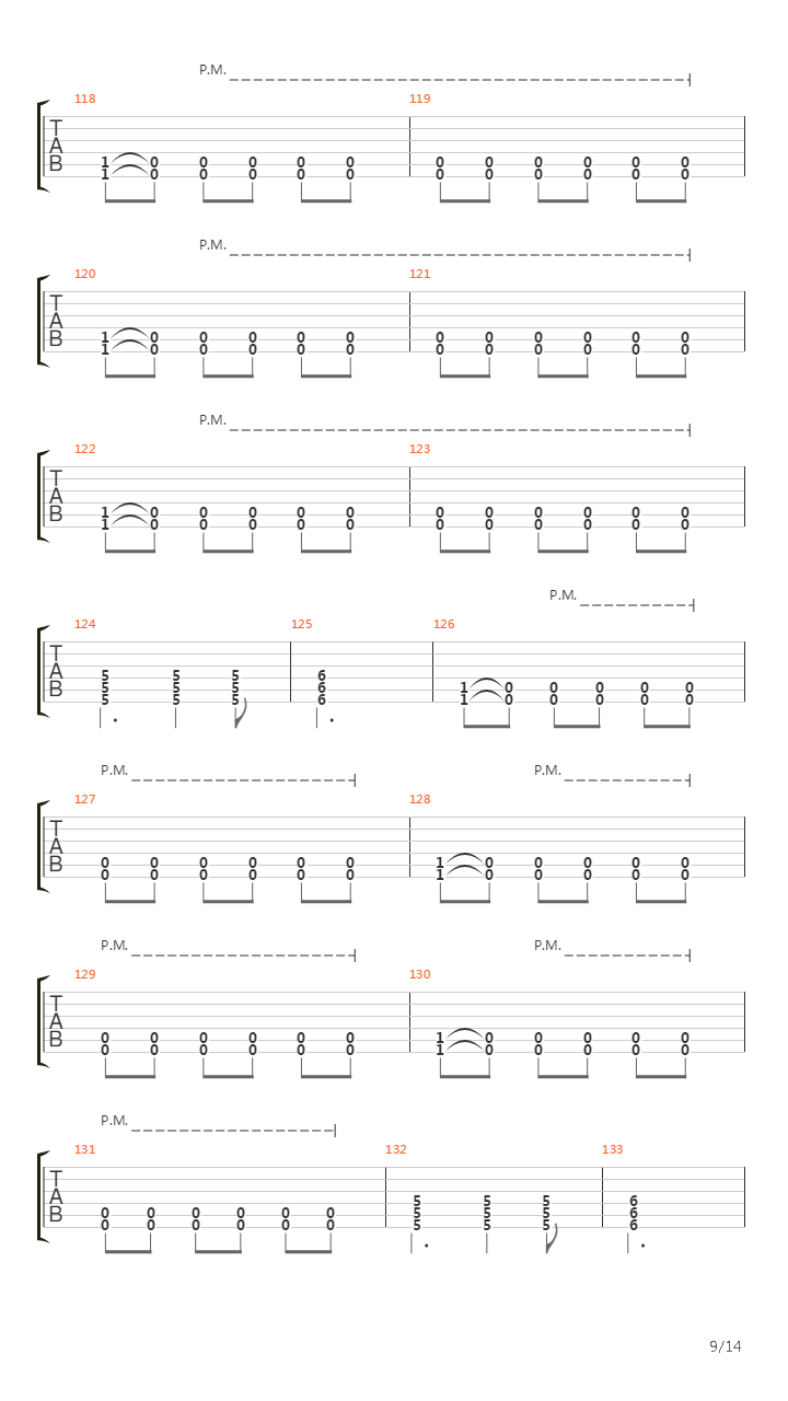 Vermilion吉他谱