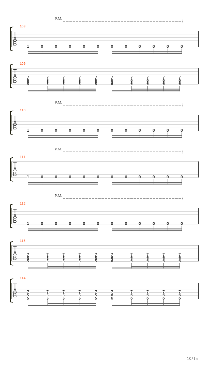 Vermillion吉他谱