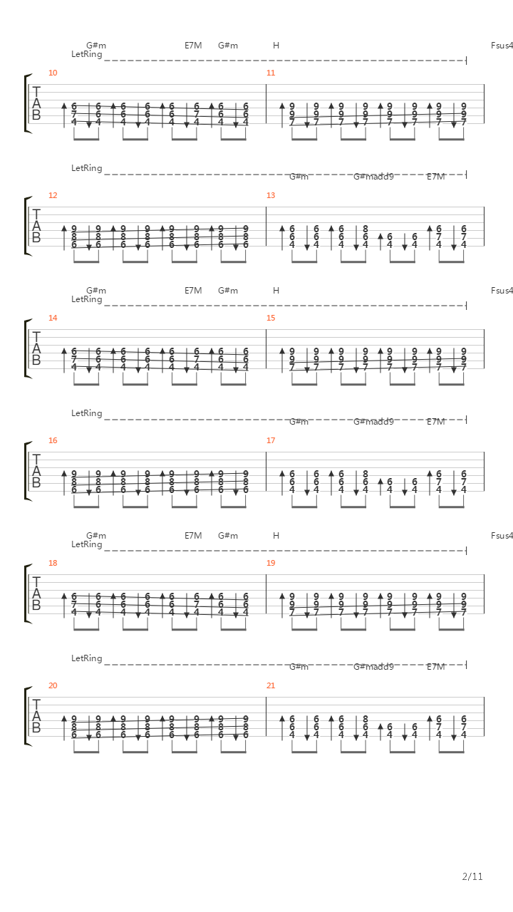 Vermillion (Part 2)吉他谱