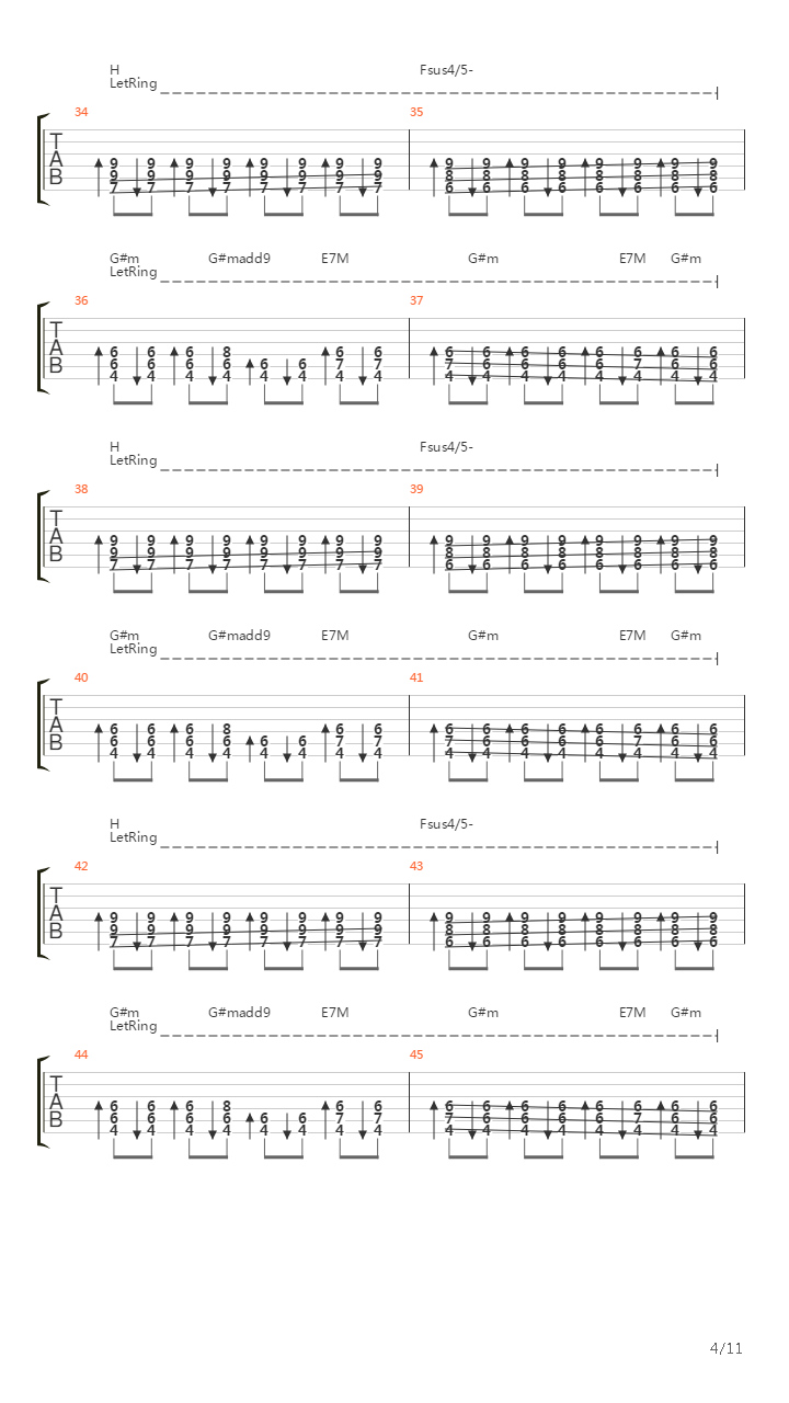 Vermillion (Part 2)吉他谱