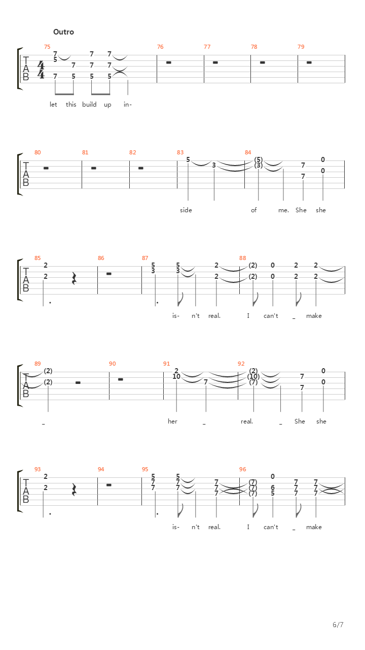 Vermillion (Part 2)吉他谱