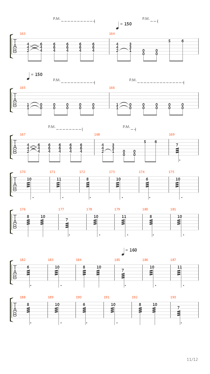 Vermillion吉他谱