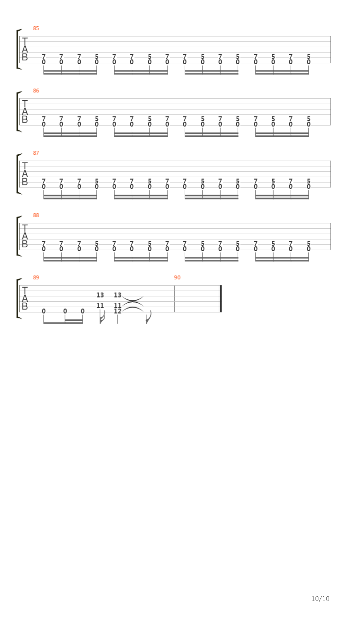 Tristessa吉他谱