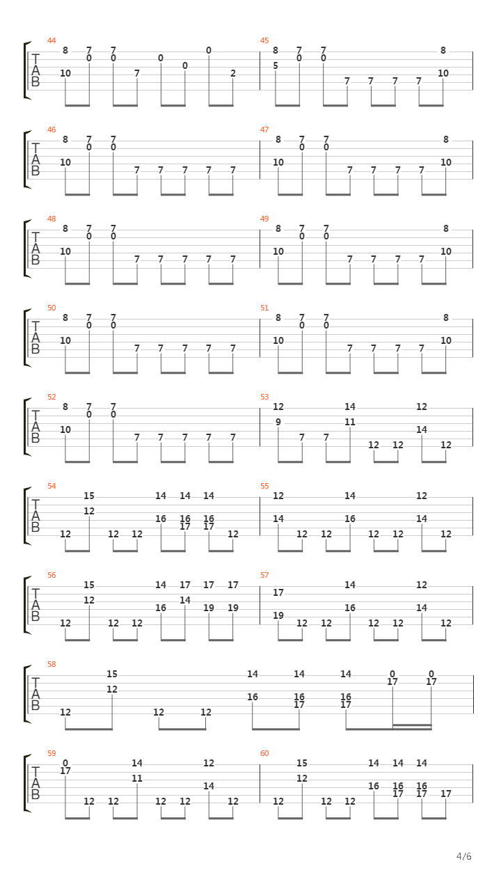 Zero吉他谱