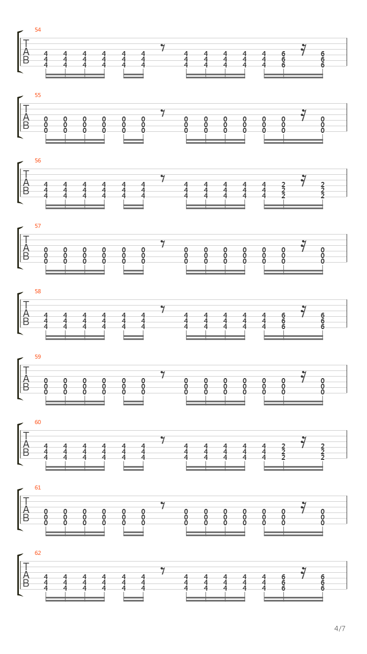 Departure Plan吉他谱