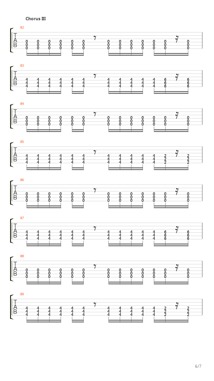 Departure Plan吉他谱