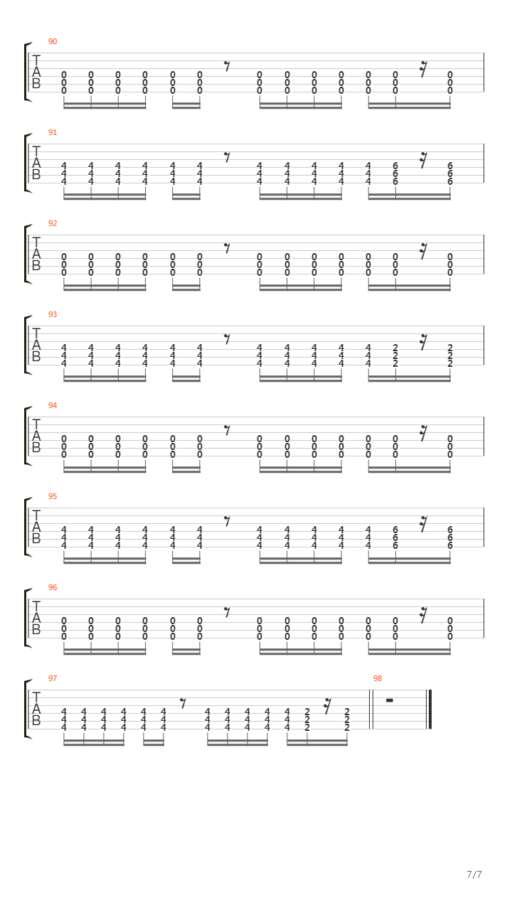 Departure Plan吉他谱