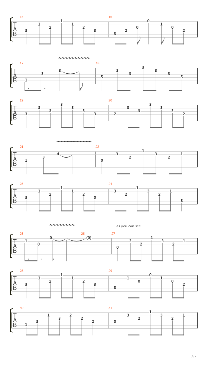 Replica (intro)吉他谱