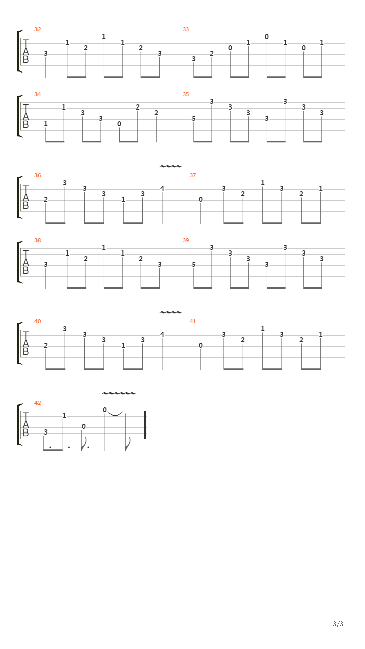 Replica (intro)吉他谱