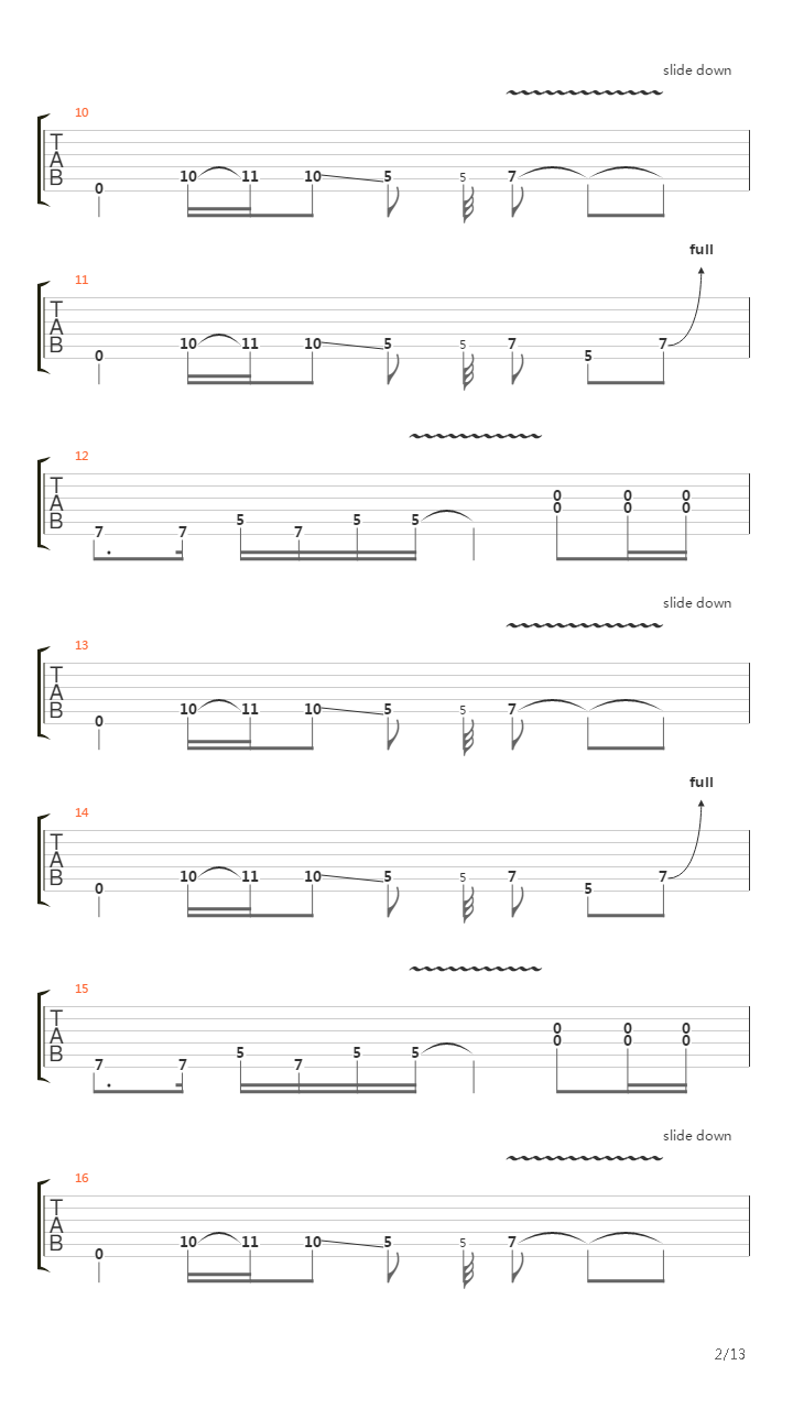 Tighter And Tighter吉他谱