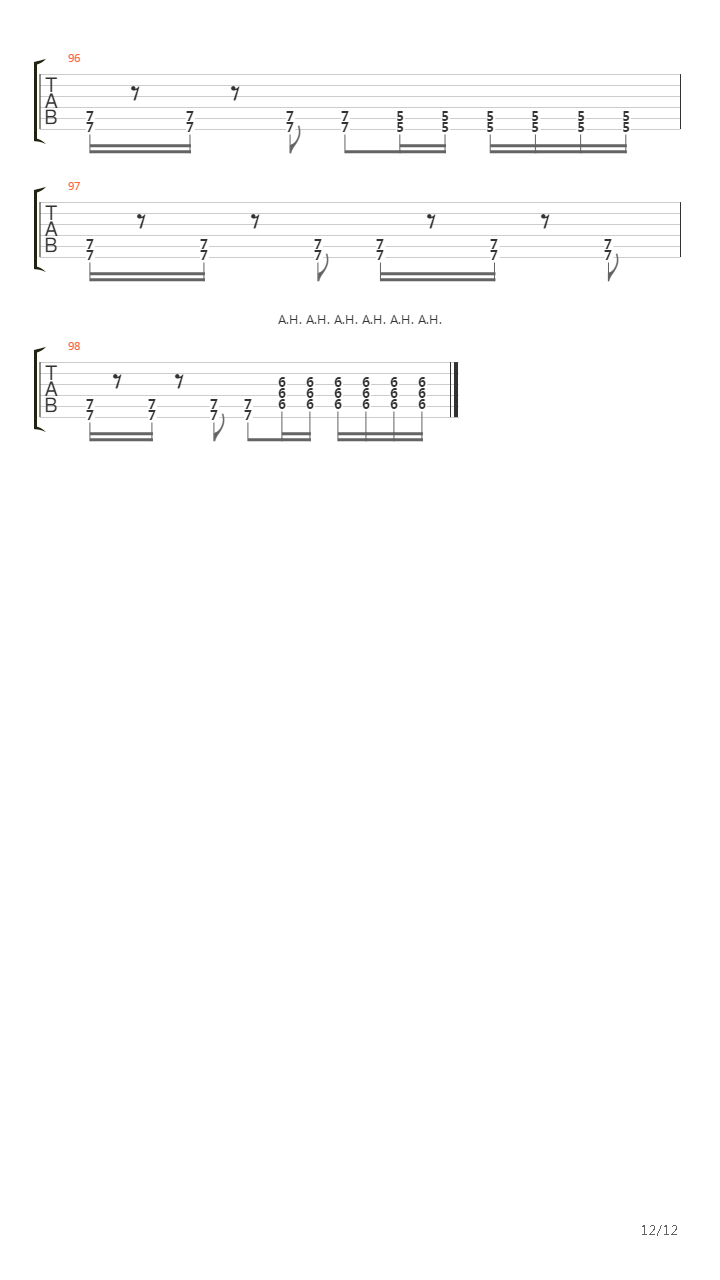 Price To Play吉他谱