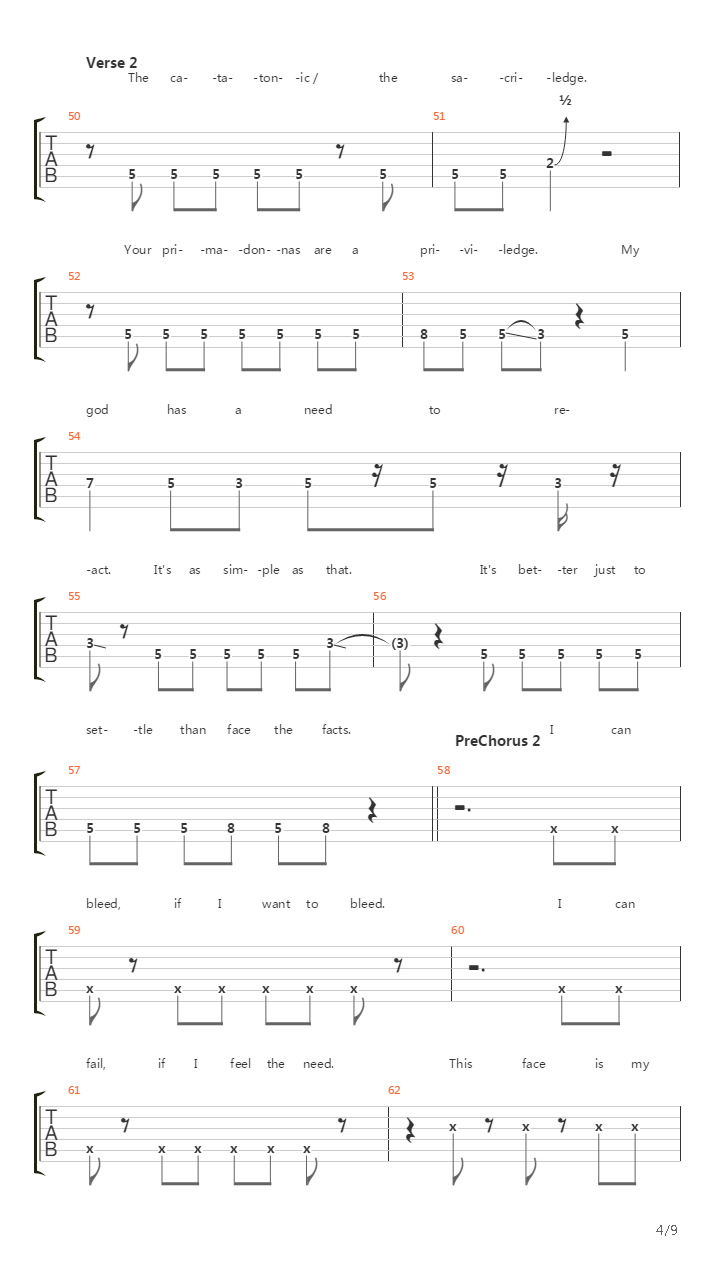 Absolute Zero吉他谱