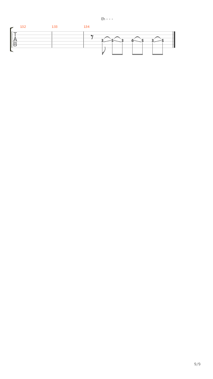 Absolute Zero吉他谱