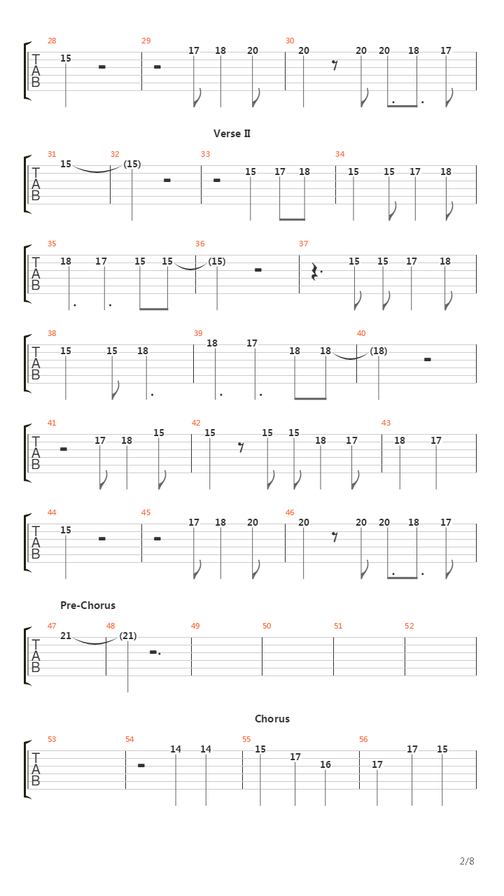 Phoenix吉他谱
