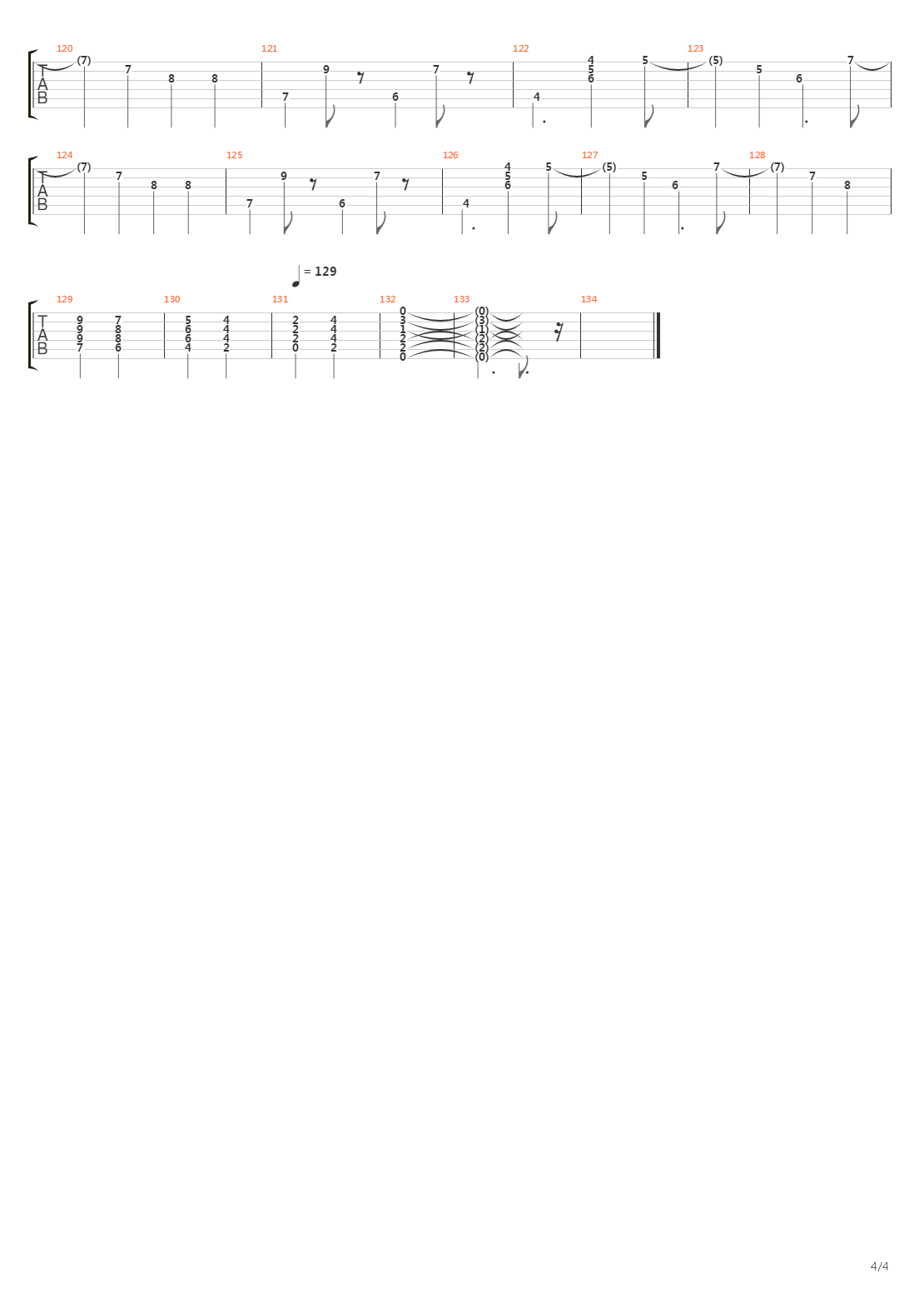 Santeria吉他谱