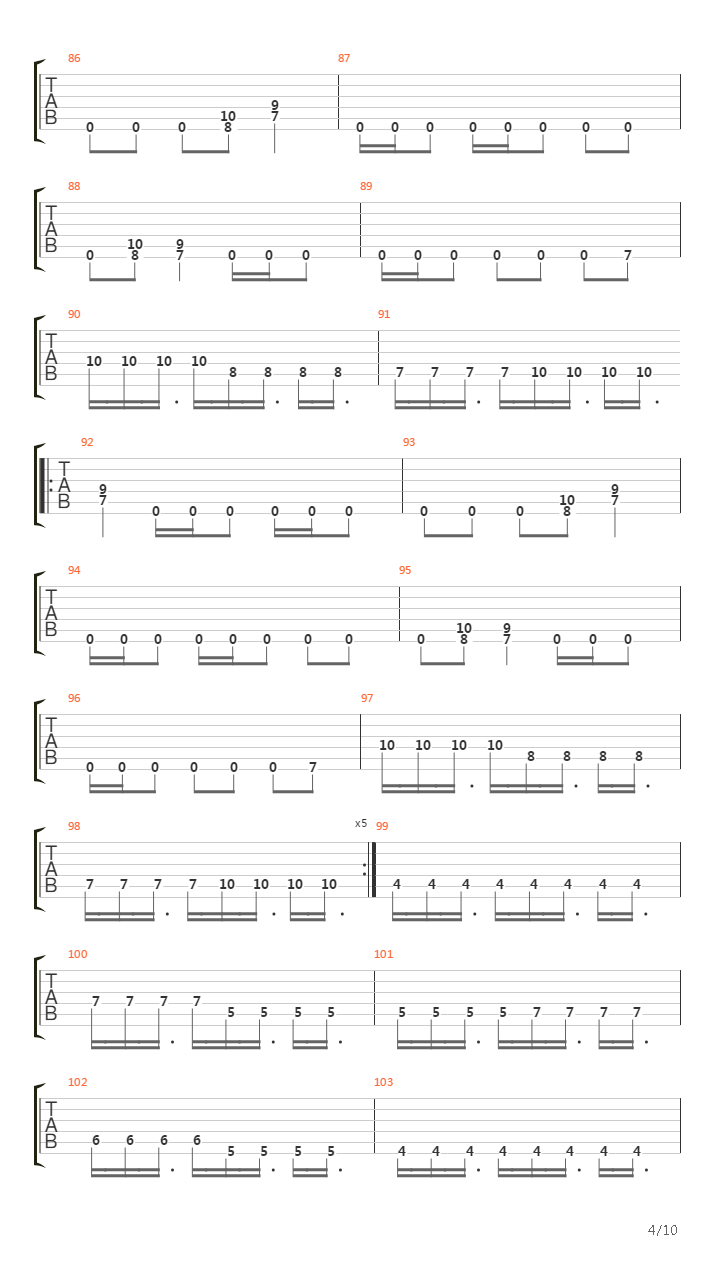 Catatonia吉他谱