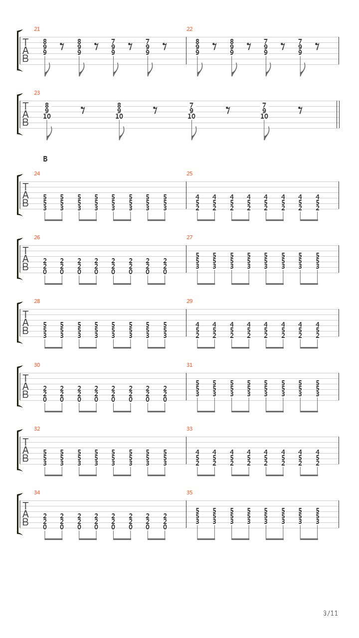 Holy Image Of Lies吉他谱