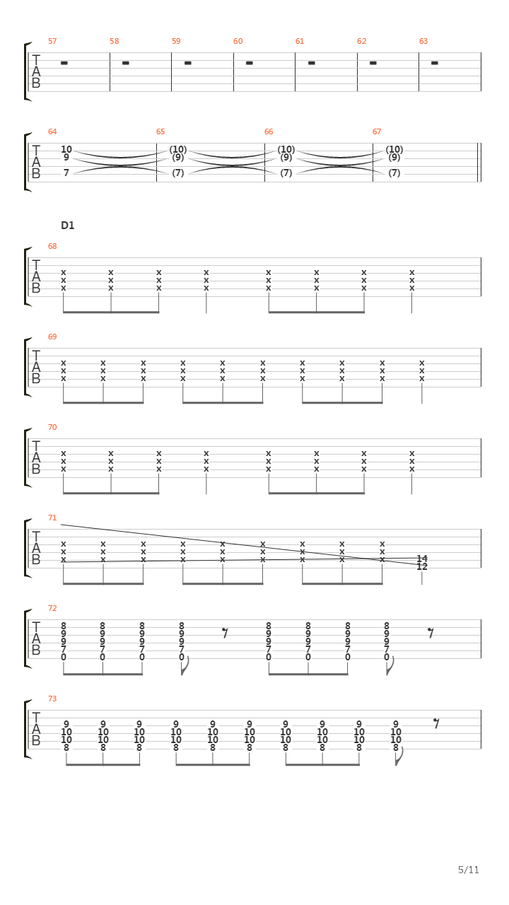 Holy Image Of Lies吉他谱