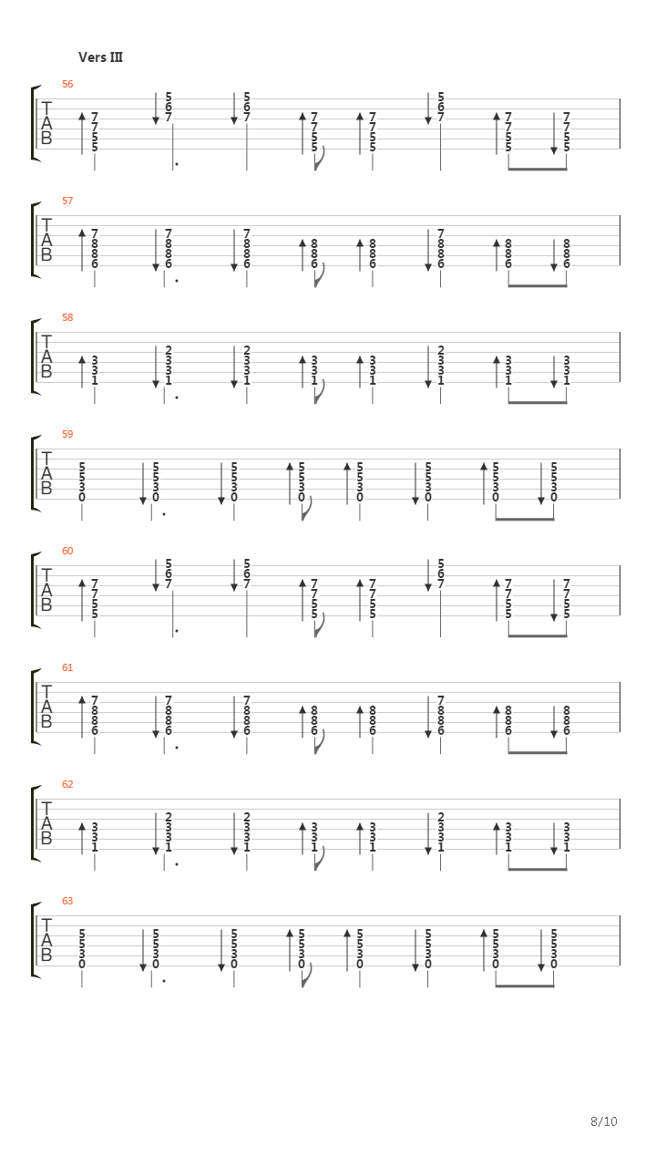 Pieces吉他谱