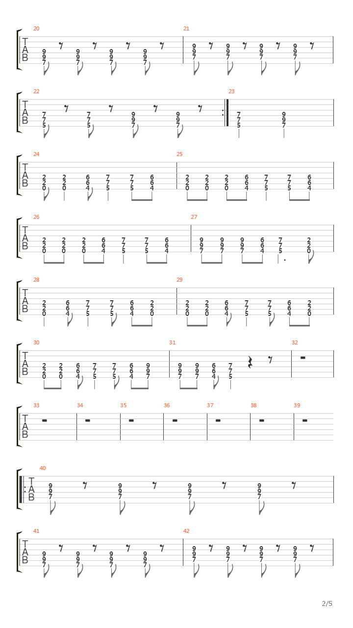 motivation吉他谱