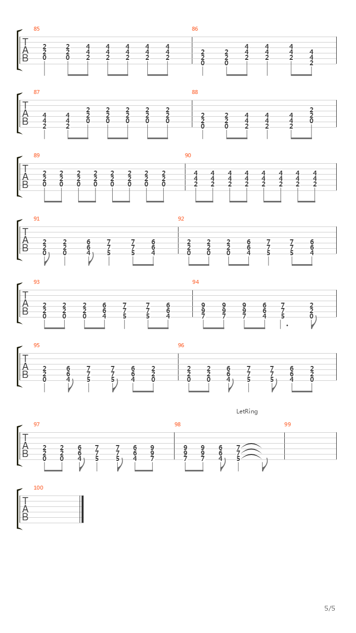 motivation吉他谱