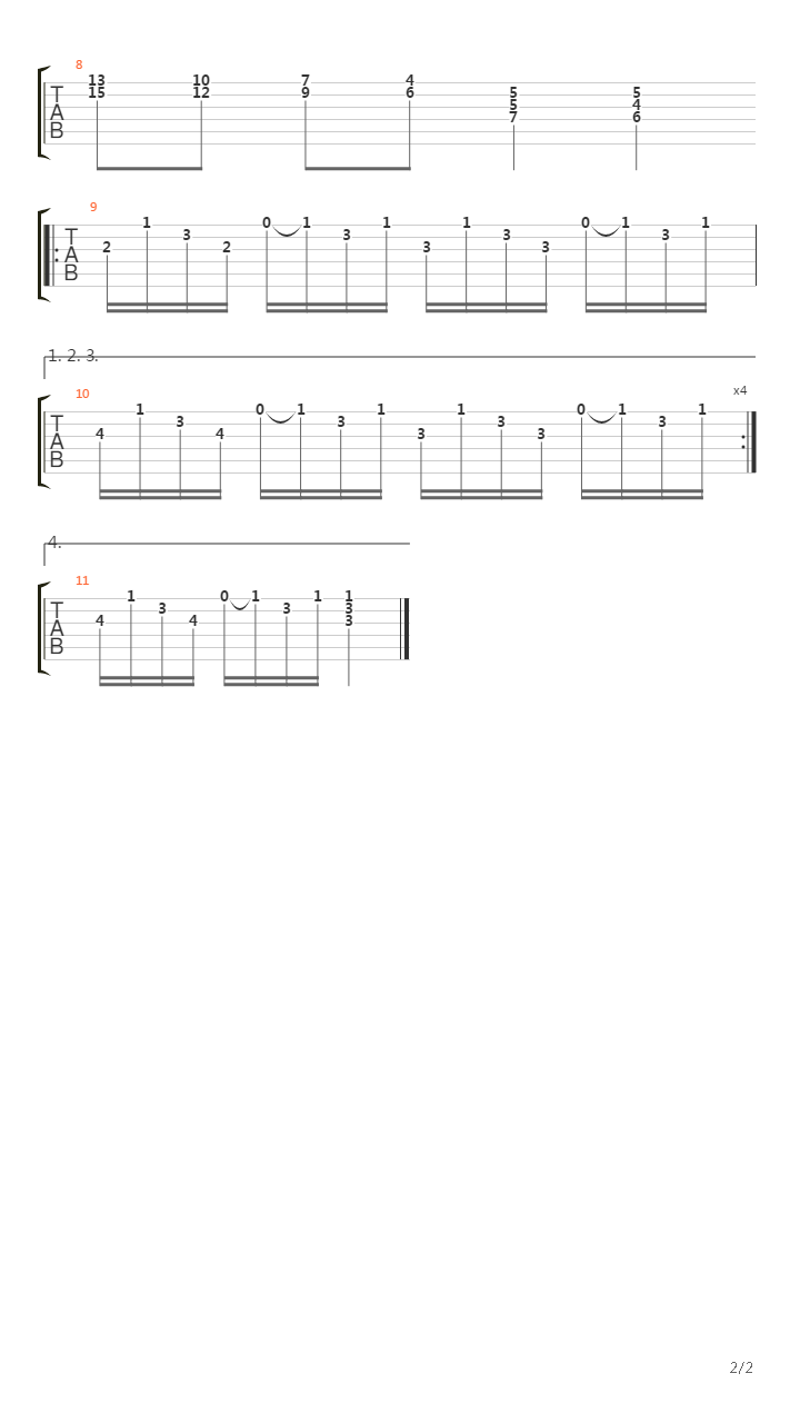 Musical Death (intro)吉他谱