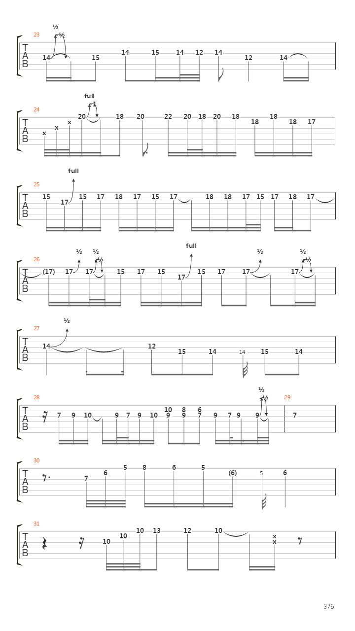 Musical Death吉他谱