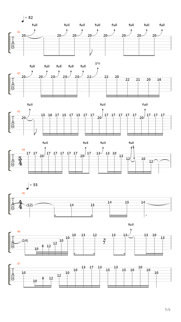 Musical Death吉他谱