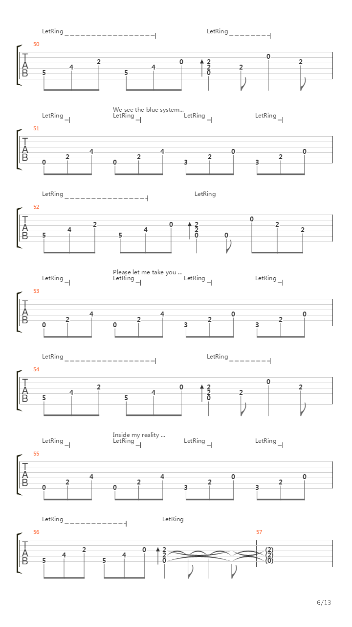 Return To Serenity吉他谱