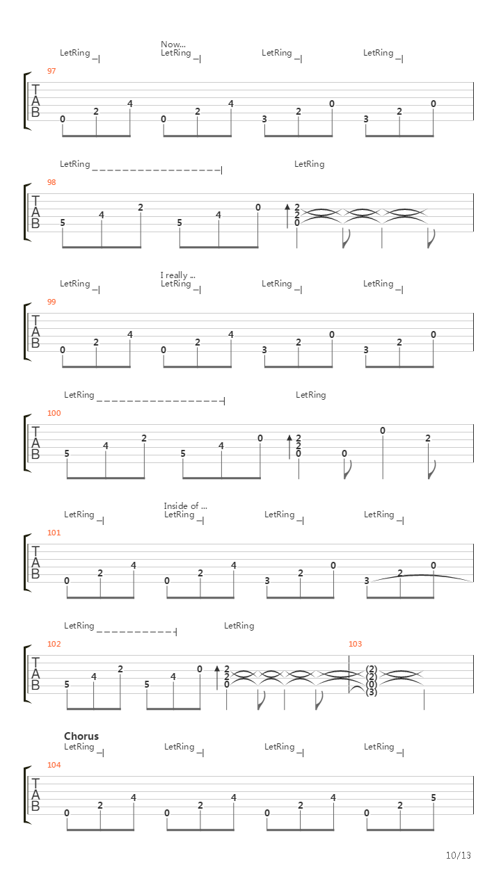 Return To Serenity吉他谱