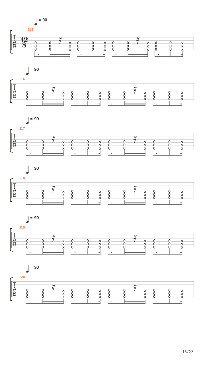 Lateralus吉他谱