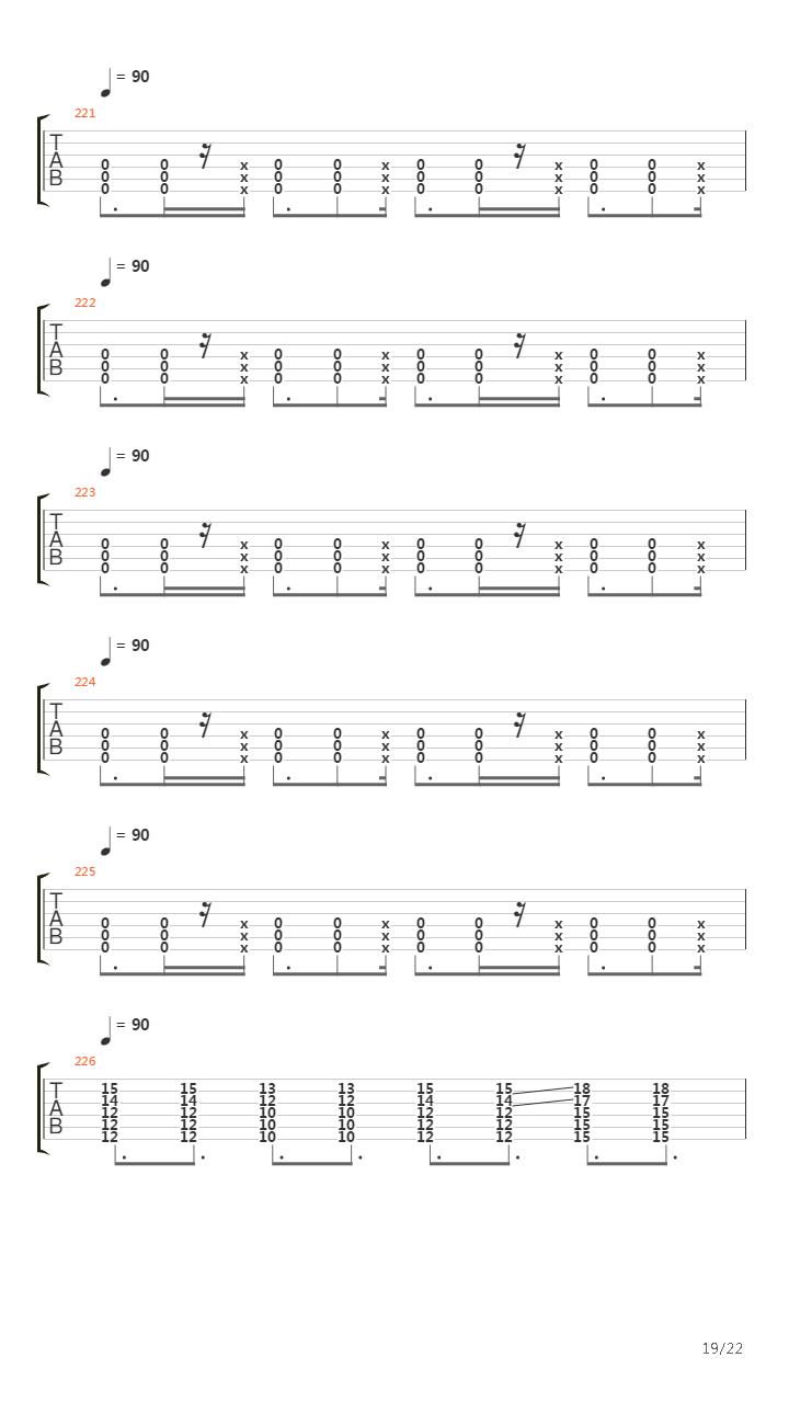 Lateralus吉他谱