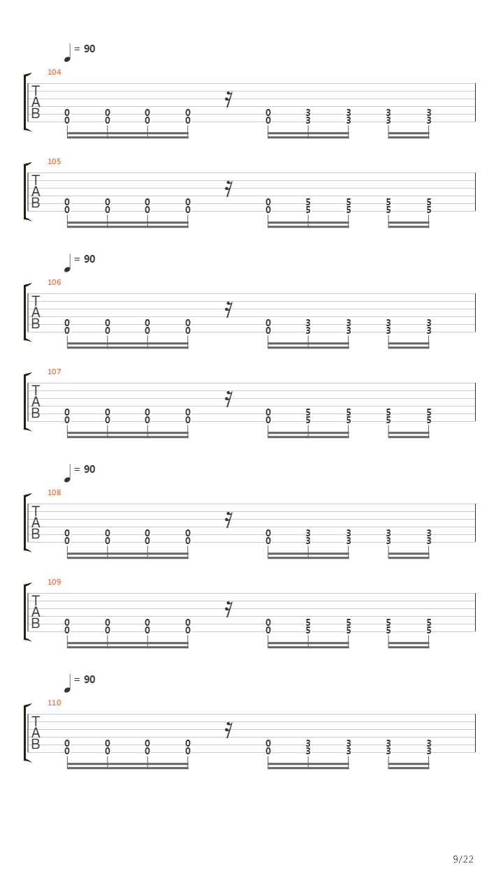 Lateralus吉他谱