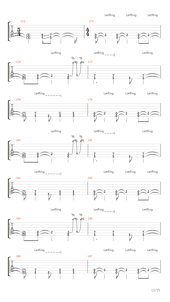 Parabol Parabola吉他谱