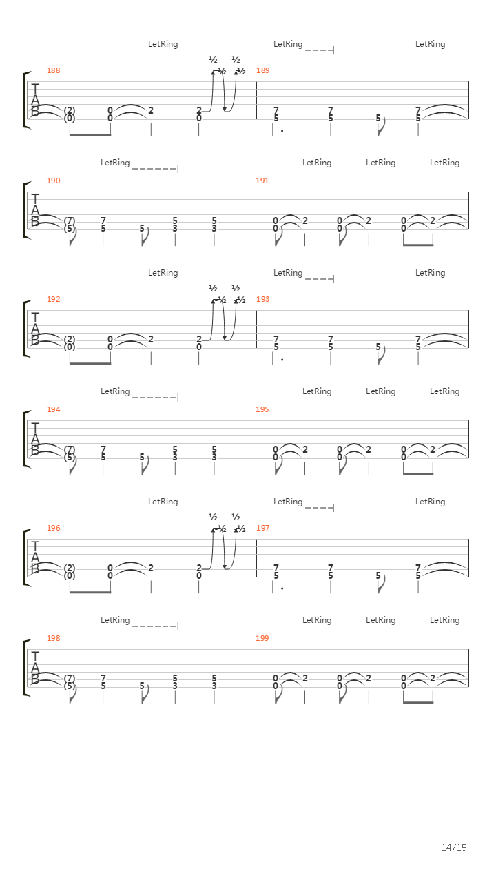 Parabol Parabola吉他谱