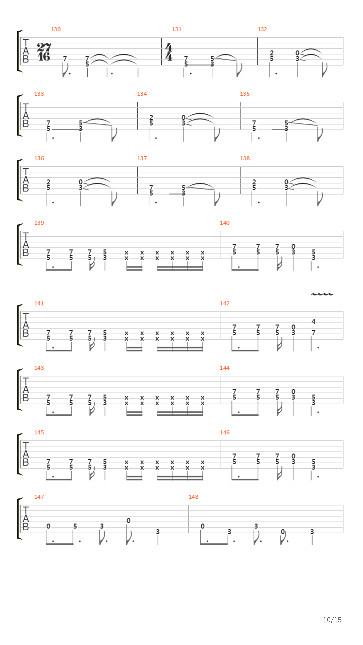 Parabol Parabola吉他谱