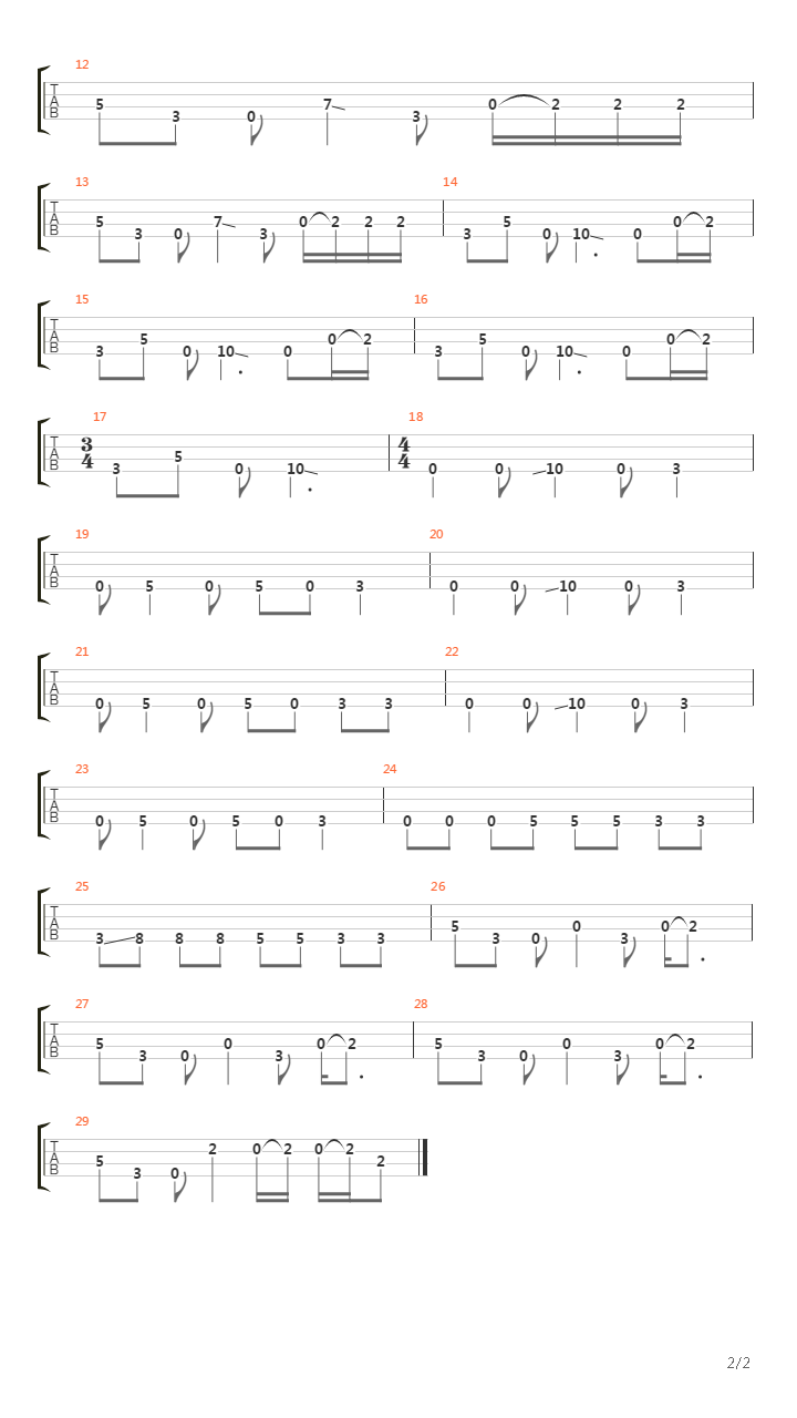 Prison Sex (Bass Tutorial by Bas Shiver)吉他谱