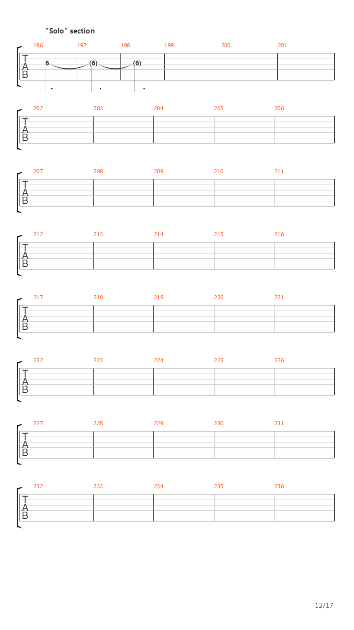 Pushit吉他谱