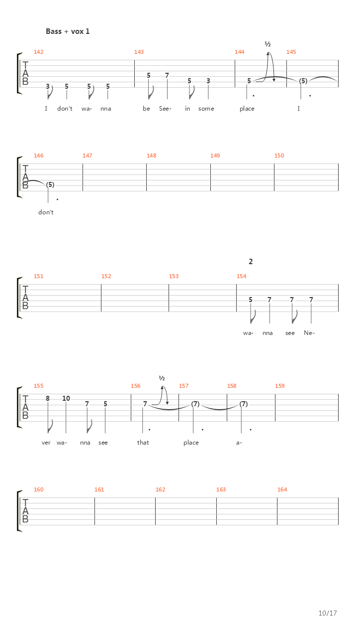 Pushit吉他谱