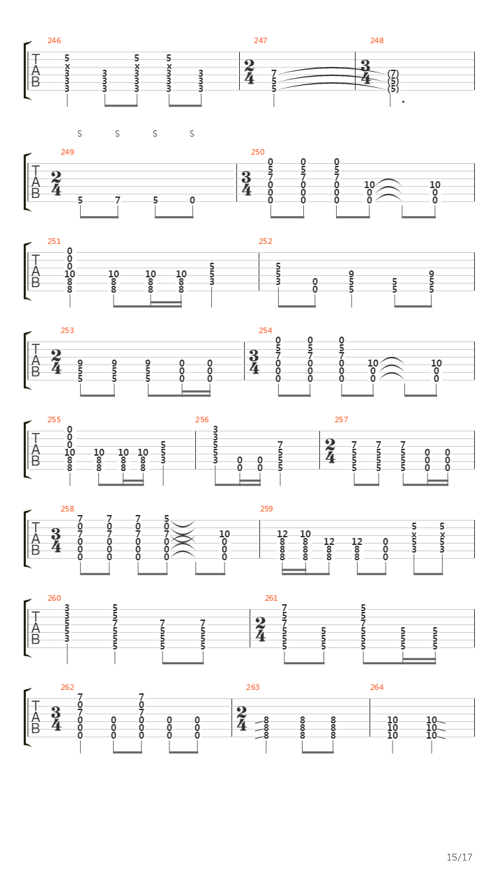 Right In Two (arr. by Ernesto Schnack)吉他谱