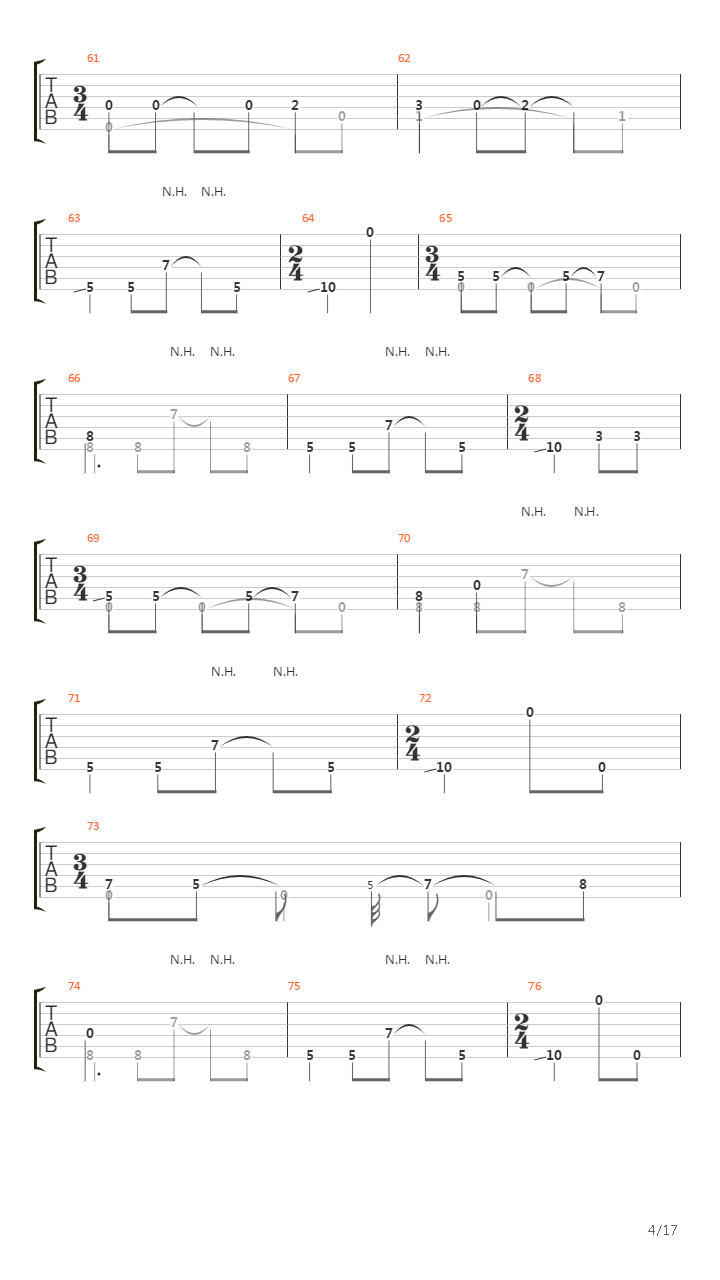 Right In Two (arr. by Ernesto Schnack)吉他谱