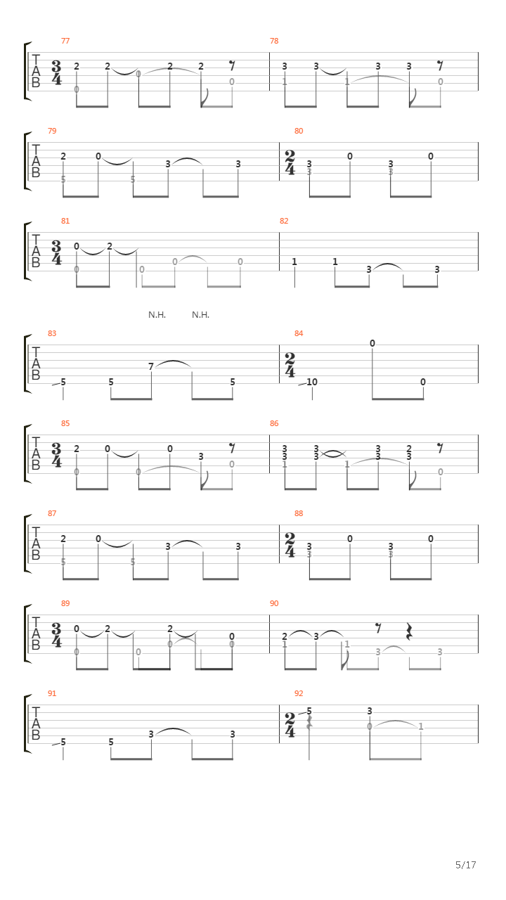 Right In Two (arr. by Ernesto Schnack)吉他谱