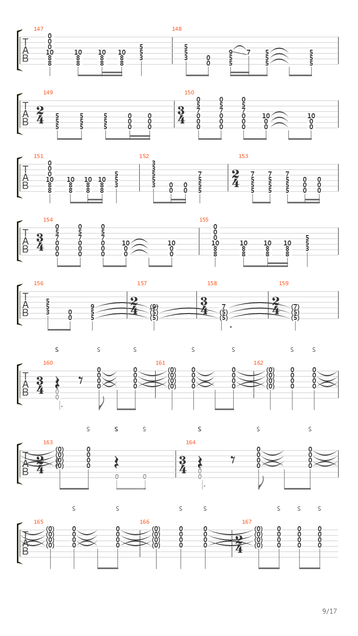 Right In Two (arr. by Ernesto Schnack)吉他谱