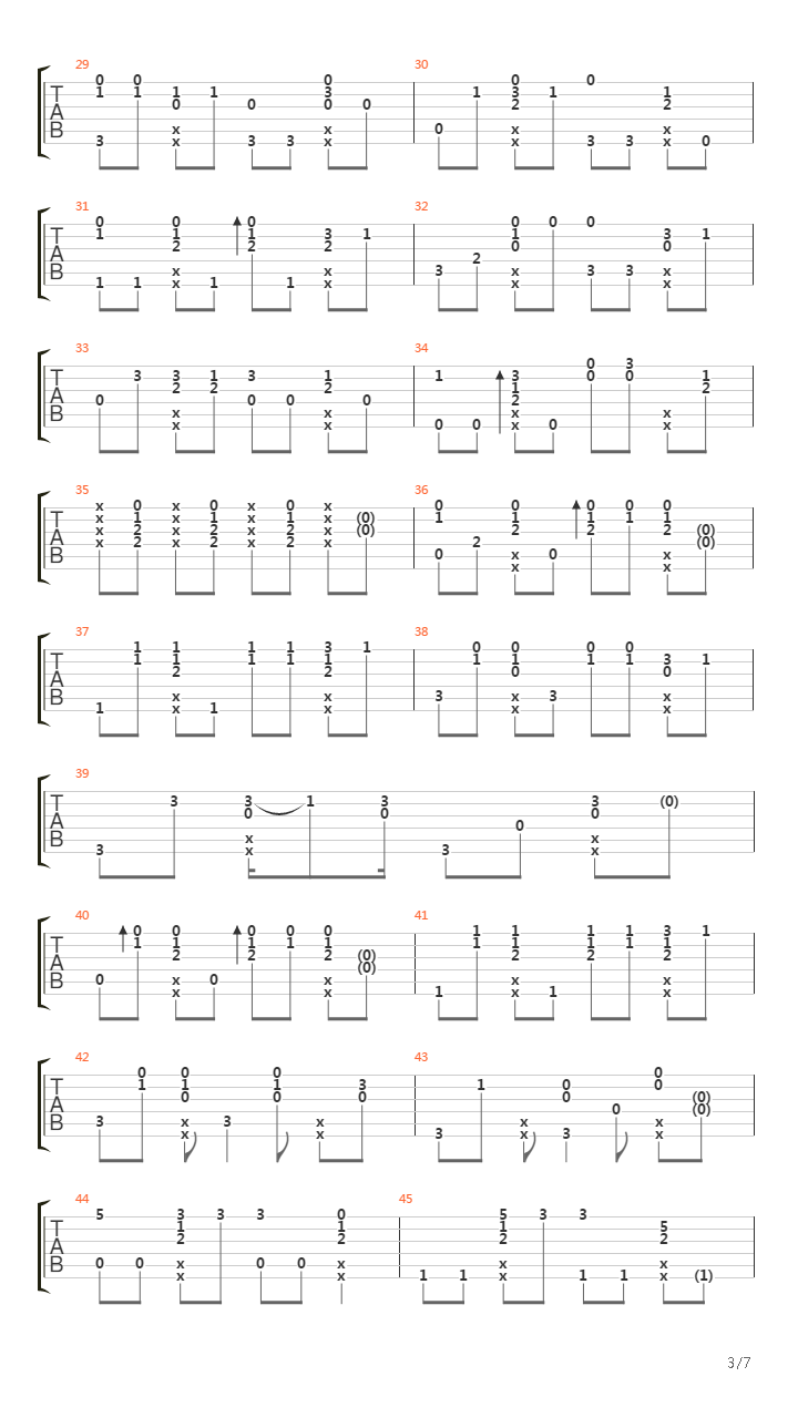 Drive By (arr. by Gabriella Quevedo)吉他谱