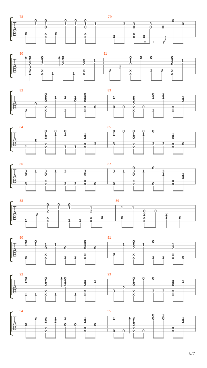 Drive By (arr. by Gabriella Quevedo)吉他谱