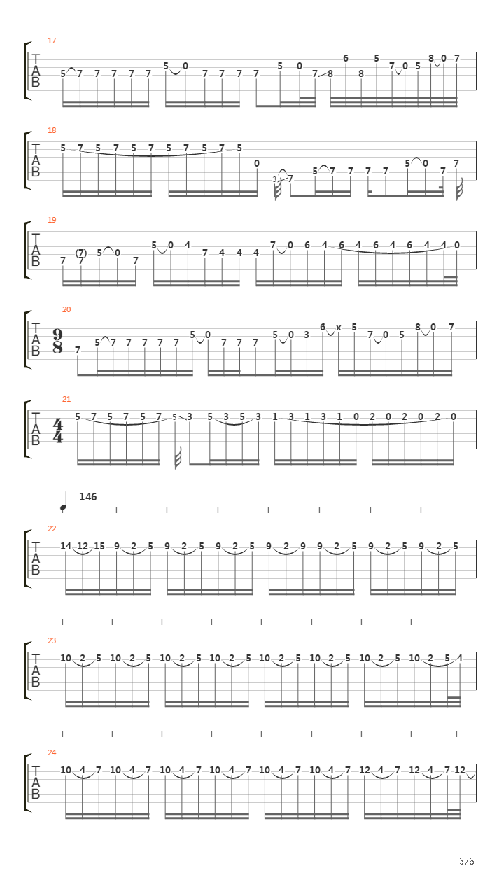 Euption吉他谱