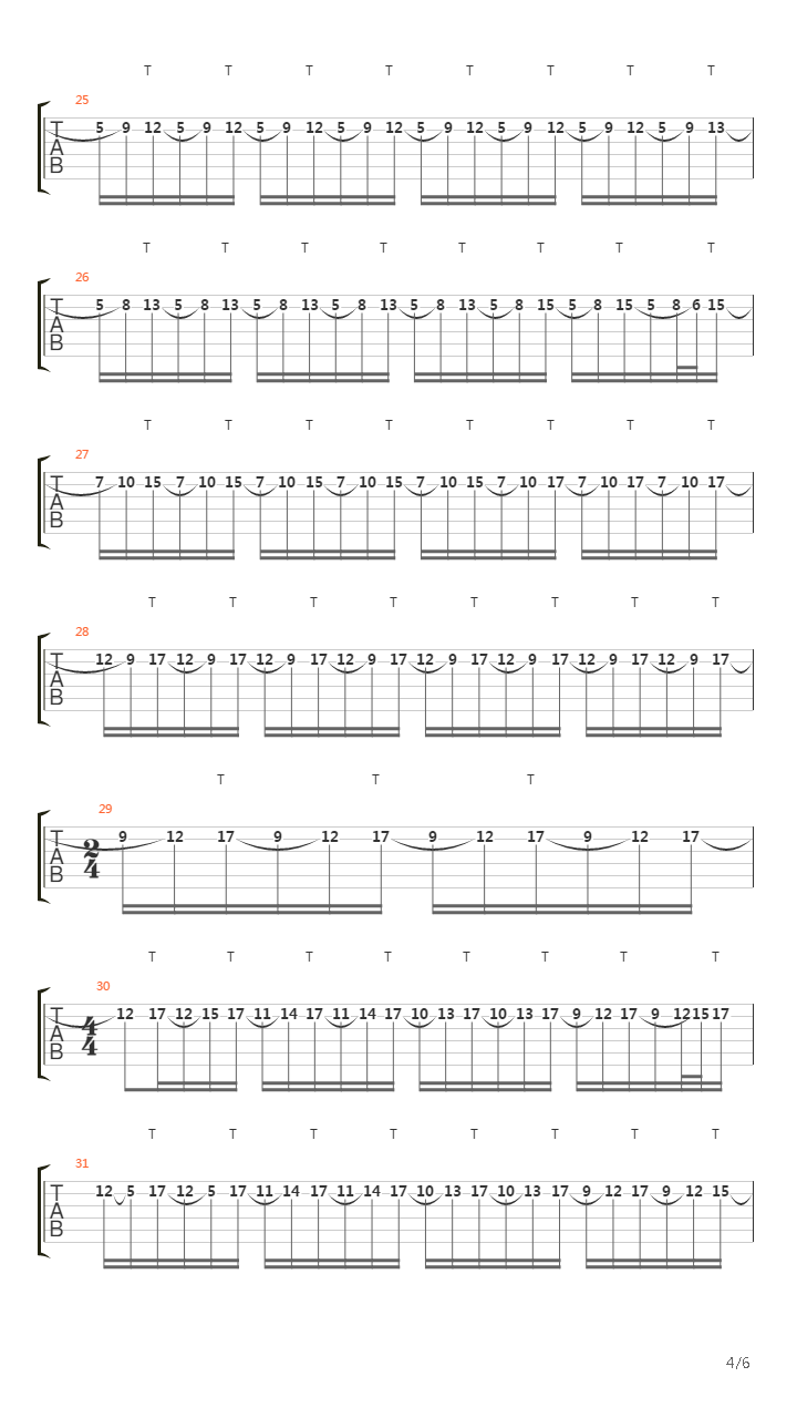 Euption吉他谱