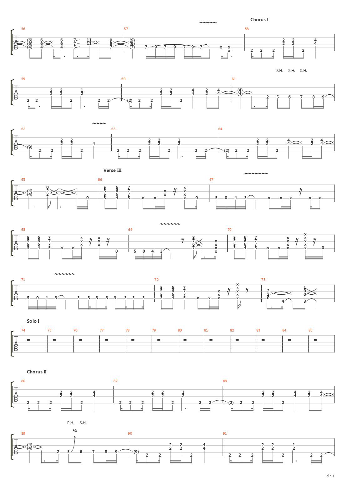 Source Of Infection吉他谱